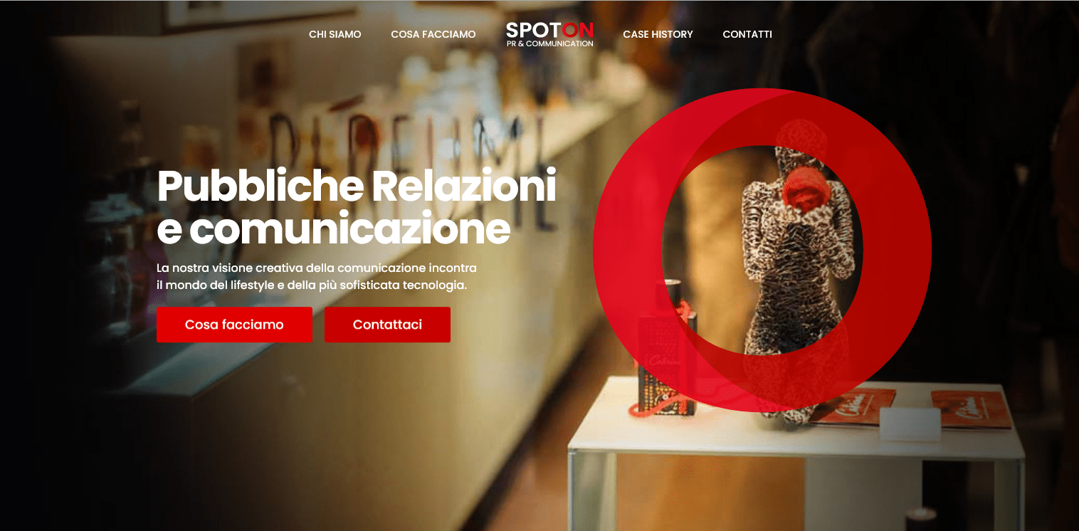 Sito web Spoton Milano